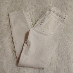 J. Crew White Stretch Jeans